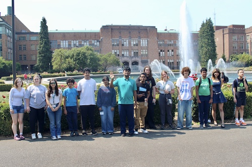 Students from the most recent Neuroscience for Neurodiverse Learners Camp.