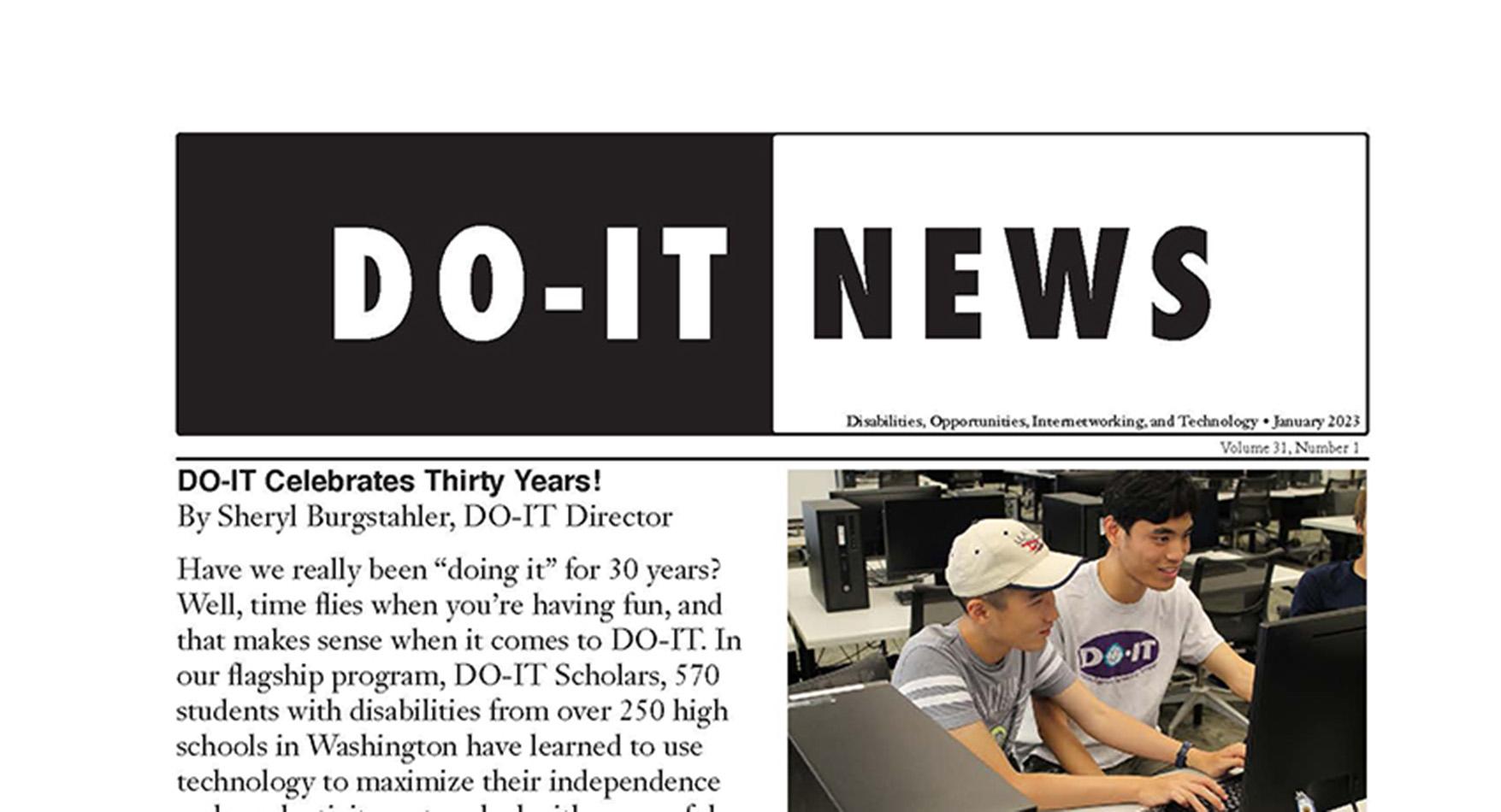 DO-IT News January 2023