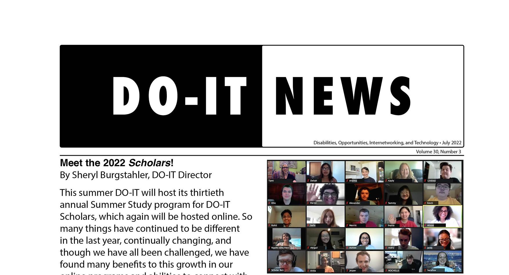 DO-IT News July 2022