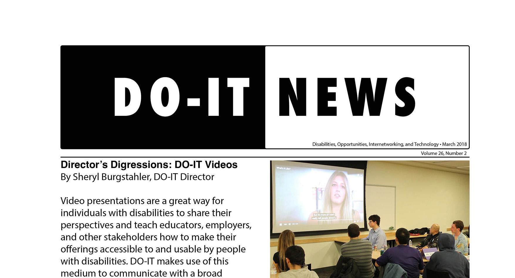DO-IT News March 2018
