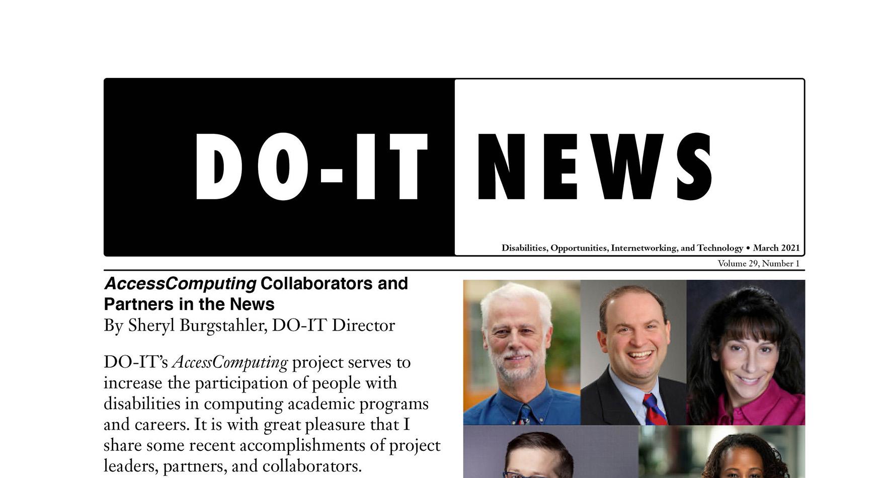 DO-IT News March 2021