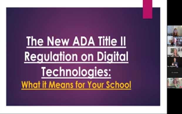 New ADA Title 2 Regulation