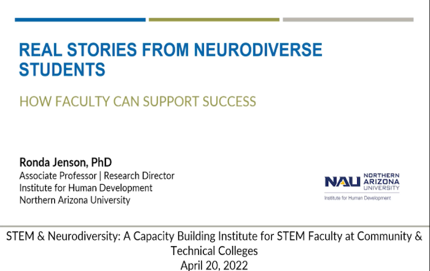 Real stories from neurodiverse students on how STEM faculty can support success