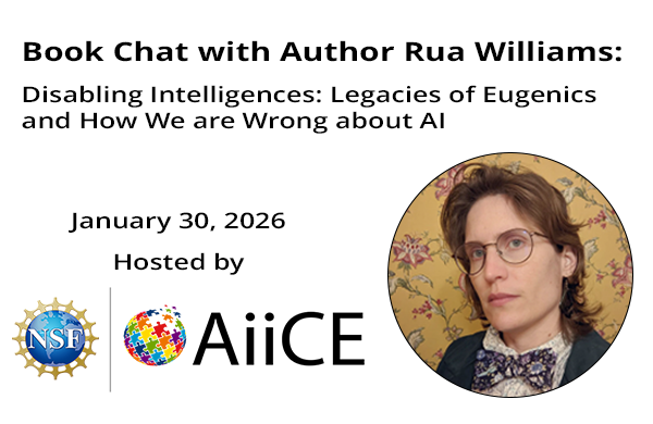 A slide showing the title, date, presenter, and NSF AiiCE logo